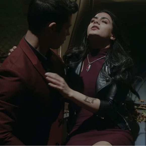 Cinq à Sept Jax Cutout Burgundy Mock Neck Bodycon Dress ASO Isabelle Lightwood 6 - Picture 6 of 16